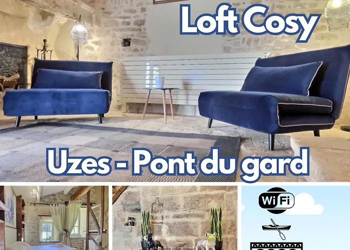 Chez Lydia - Loft Cosy, Depart Canoe A Pied, Proche Pont-Du-Gard Et Uzes