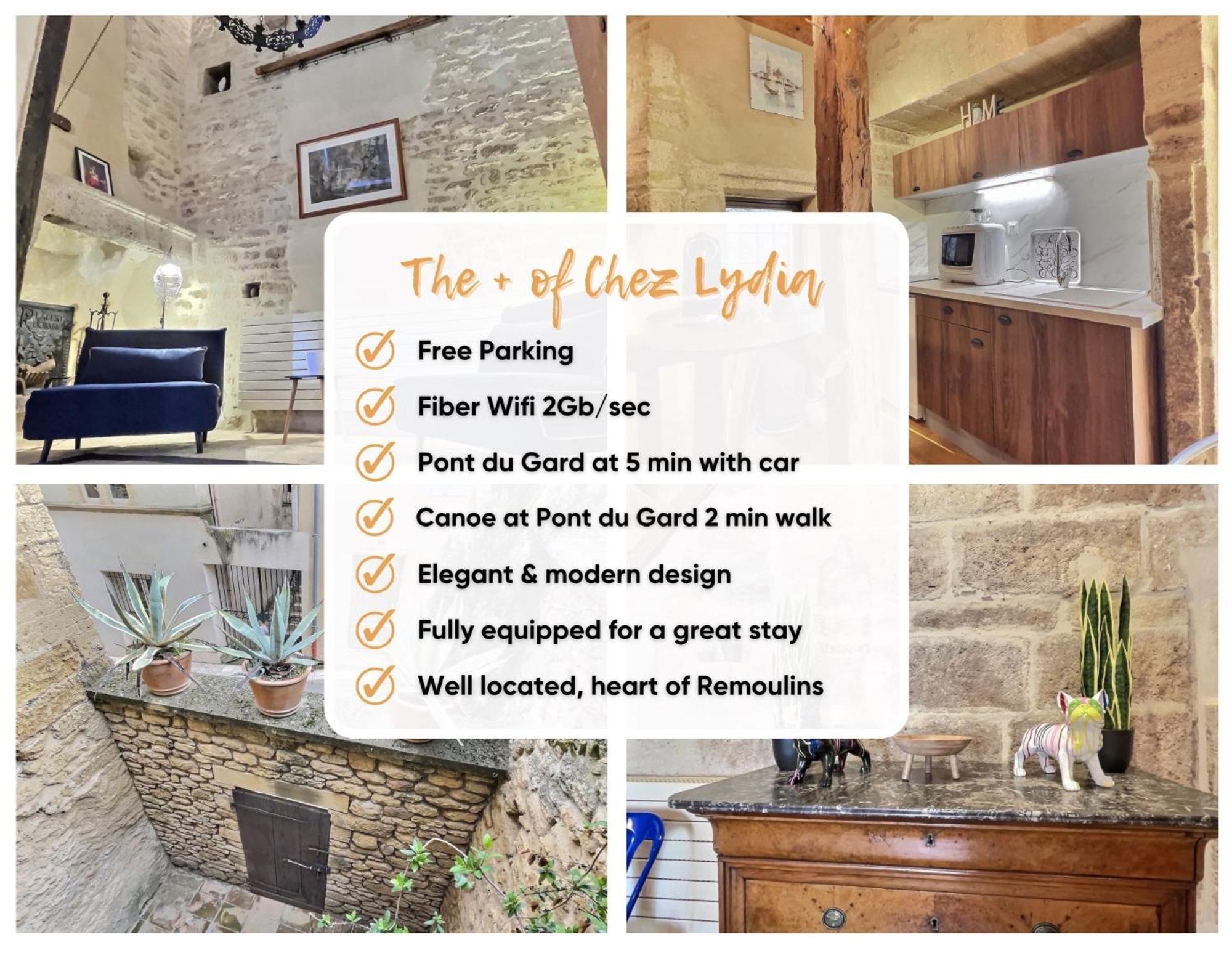 Apartment Chez Lydia - Loft Cosy, Depart Canoe A Pied, Proche Pont-du-gard Et Uzes Remoulins